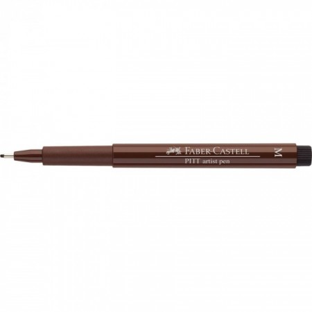 India ink Pitt Artist Pen M dark sepia